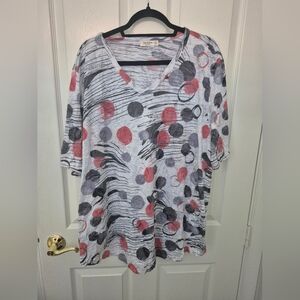 Jess And Jane Abstract Dot Tunic 3X